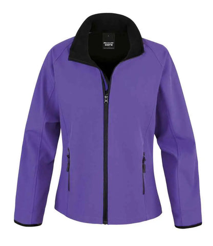 Result Core Ladies Printable Soft Shell Jacket Result Core
