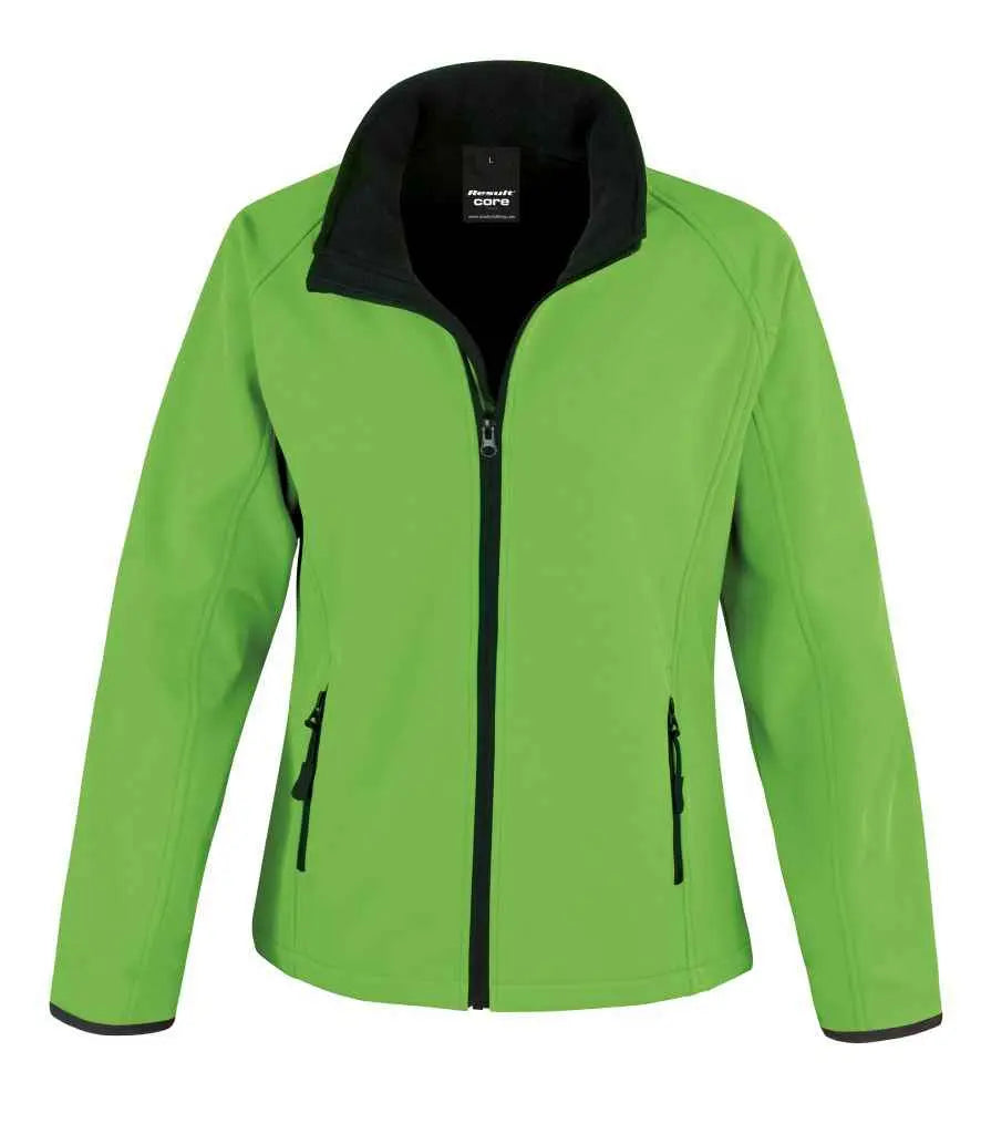 Result Core Ladies Printable Soft Shell Jacket Result Core