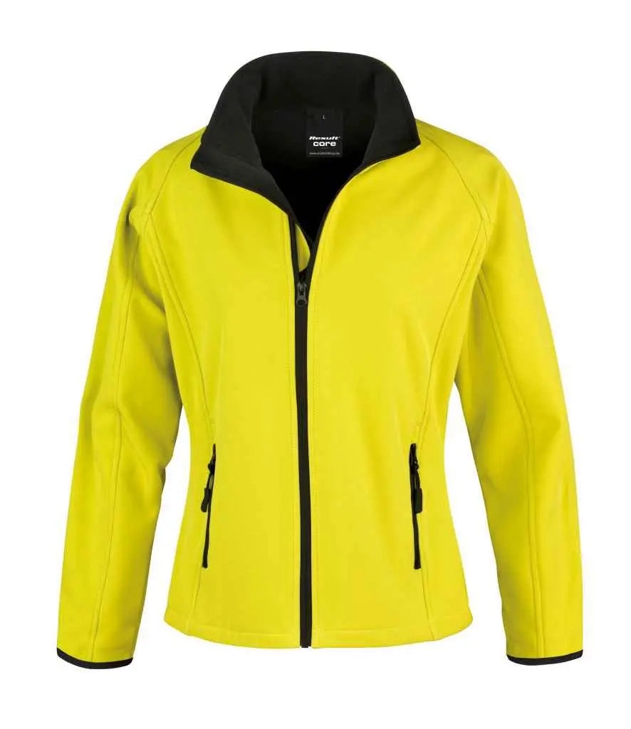 Result Core Ladies Printable Soft Shell Jacket Result Core