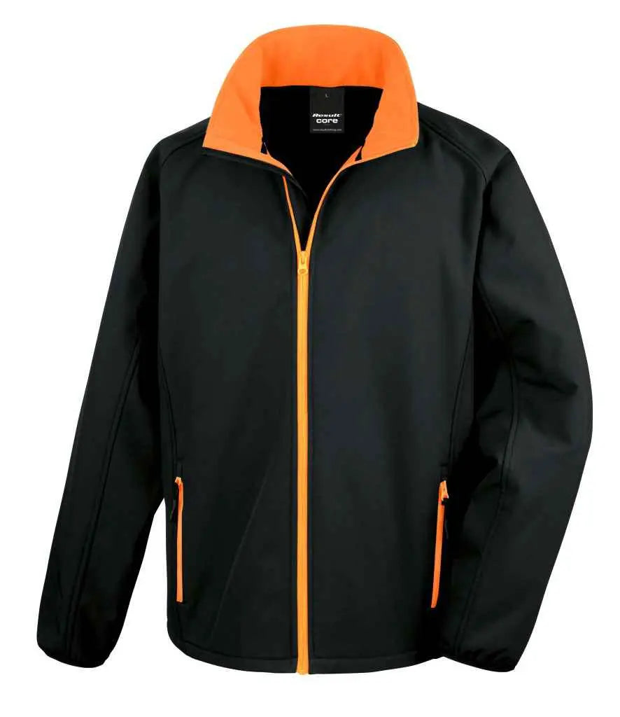 Result Core Printable Soft Shell Jacket Result Core