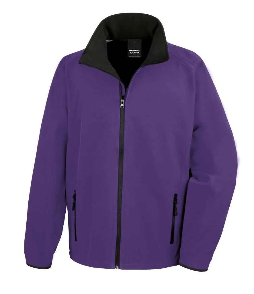 Result Core Printable Soft Shell Jacket Result Core
