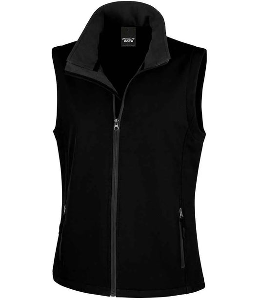 Result Core Ladies Printable Soft Shell Bodywarmer Result Core