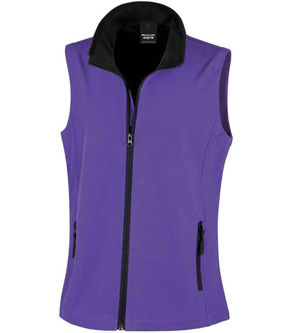 Result Core Ladies Printable Soft Shell Bodywarmer Result Core