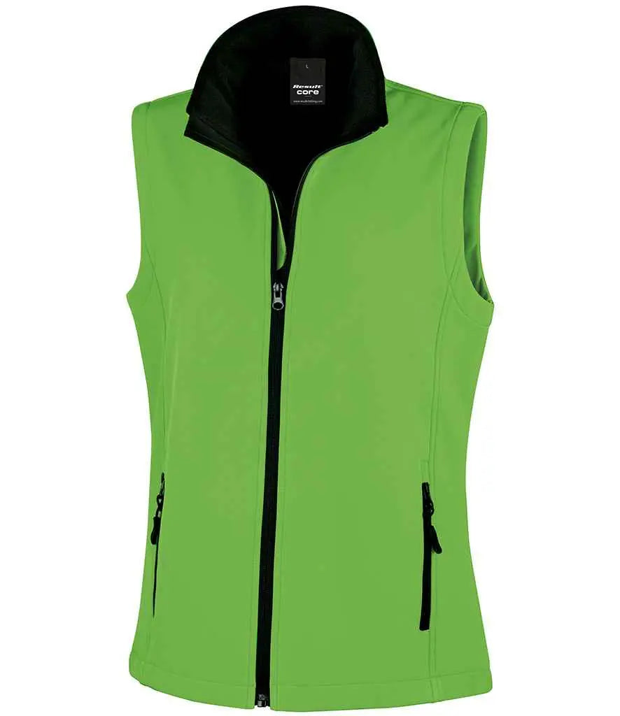 Result Core Ladies Printable Soft Shell Bodywarmer Result Core