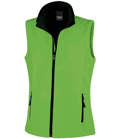 Result Core Ladies Printable Soft Shell Bodywarmer Result Core