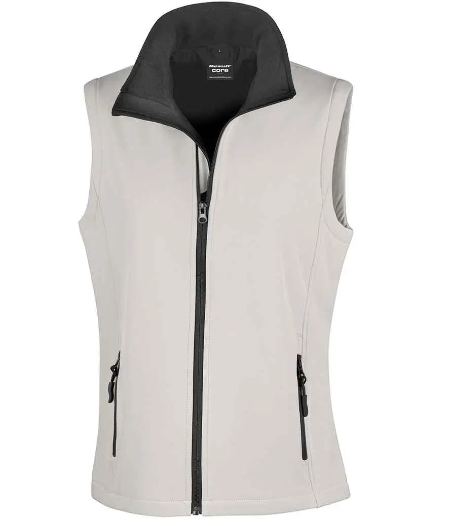 Result Core Ladies Printable Soft Shell Bodywarmer Result Core
