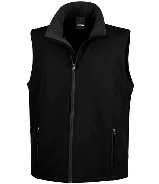 Result Core Printable Soft Shell Bodywarmer Result Core