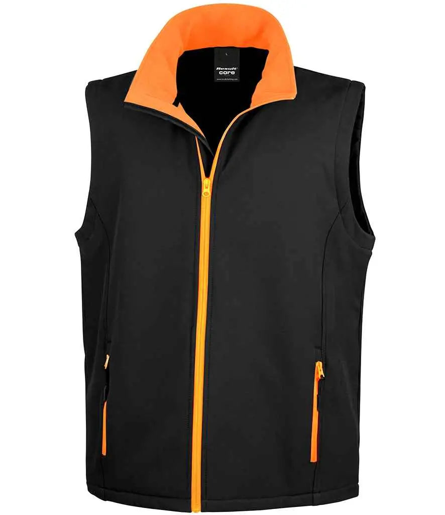 Result Core Printable Soft Shell Bodywarmer Result Core