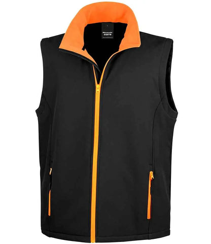 Result Core Printable Soft Shell Bodywarmer Result Core