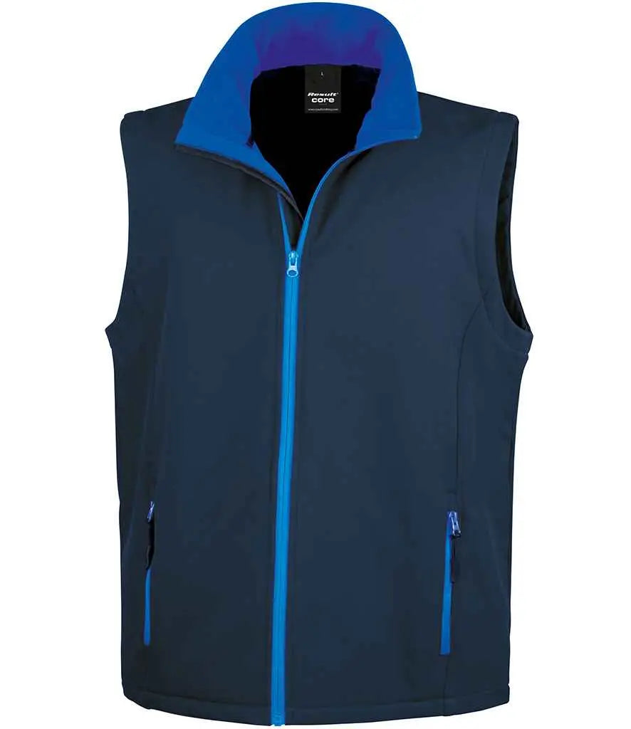 Result Core Printable Soft Shell Bodywarmer Result Core
