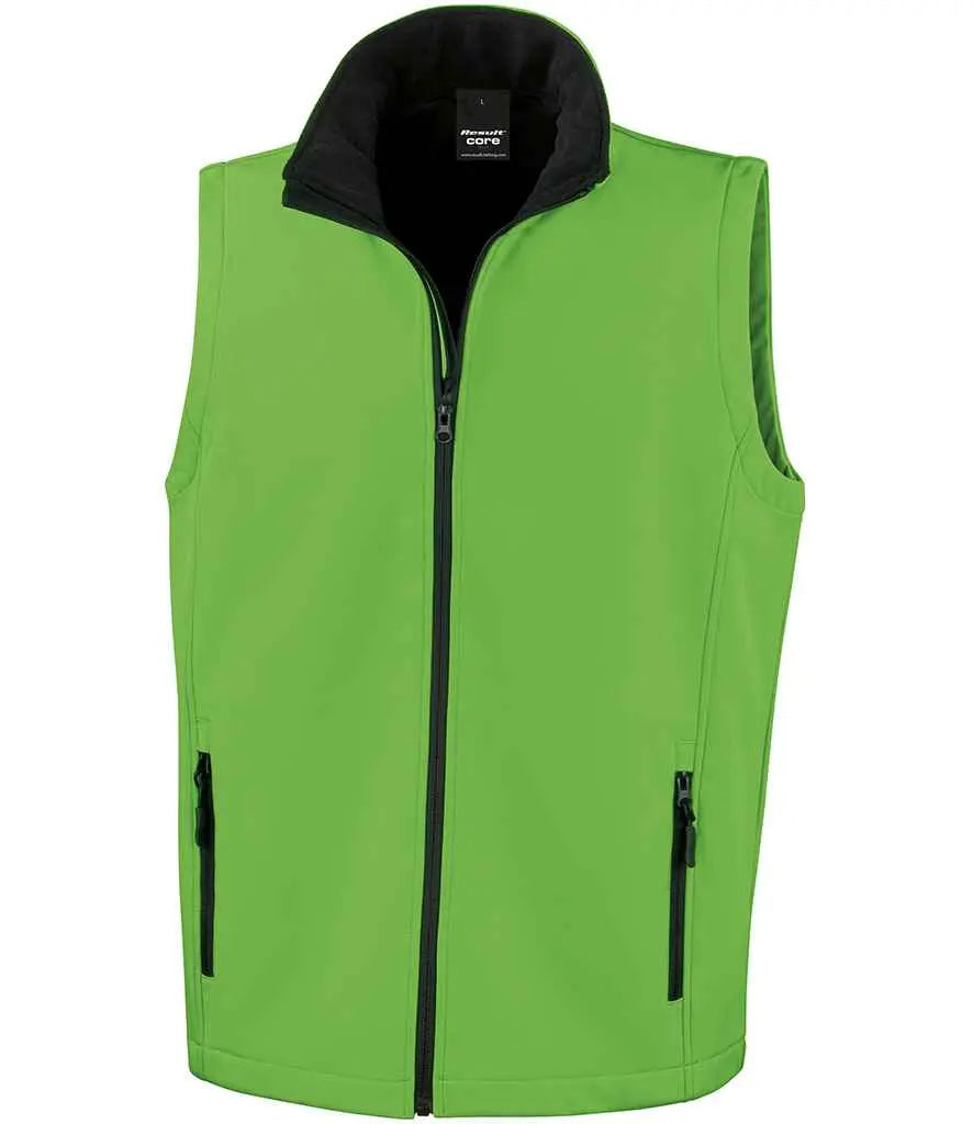 Result Core Printable Soft Shell Bodywarmer Result Core