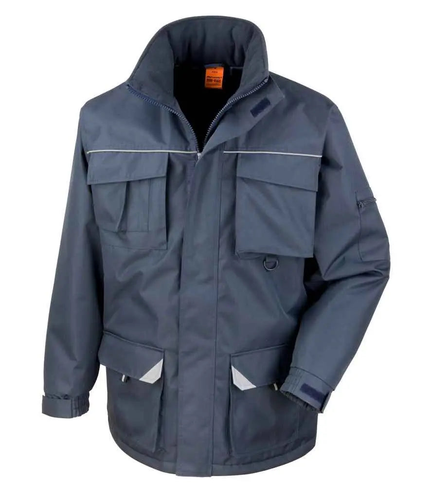 Result Work-Guard Sabre Long Coat Result Work-Guard