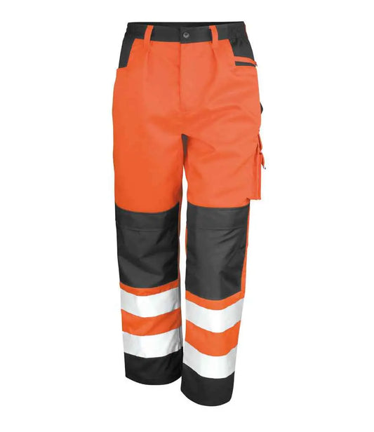 Result Safe-Guard Hi-Vis Cargo Trousers Result Safe-Guard