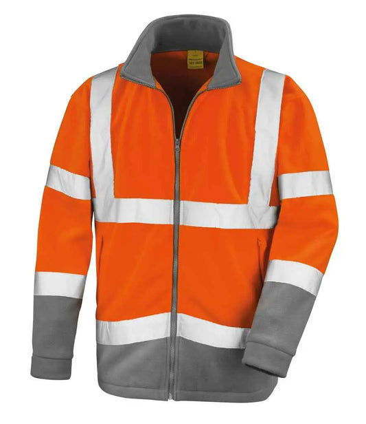 Result Safe-Guard Hi-Vis Micro Fleece Jacket Result Safe-Guard