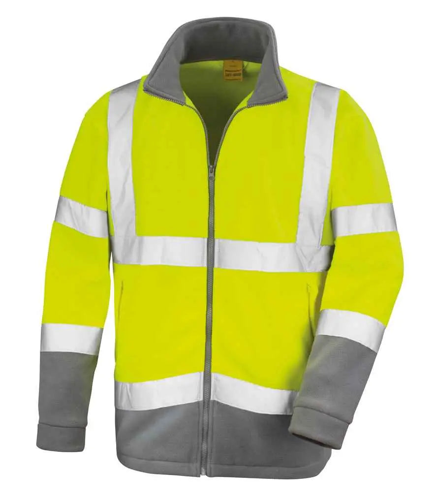 Result Safe-Guard Hi-Vis Micro Fleece Jacket Result Safe-Guard