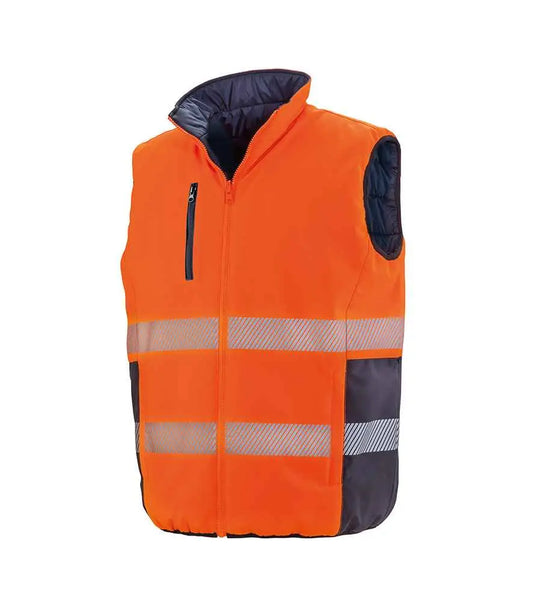 Result Safe-Guard Reversible Soft Padded Gilet Result Safe-Guard