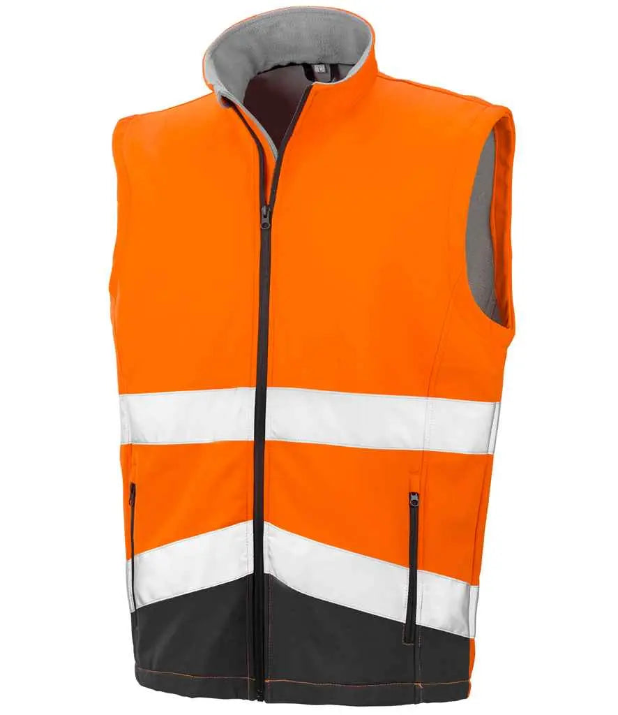 Result Safe-Guard Printable Safety Soft Shell Gilet Result Safe-Guard