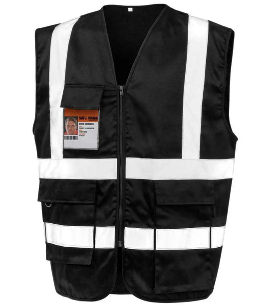 Result Safe-Guard Heavy Duty Poly/Cotton Security Vest Result Safe-Guard