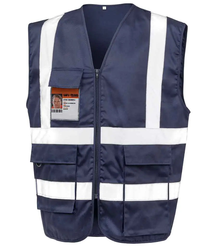 Result Safe-Guard Heavy Duty Poly/Cotton Security Vest Result Safe-Guard