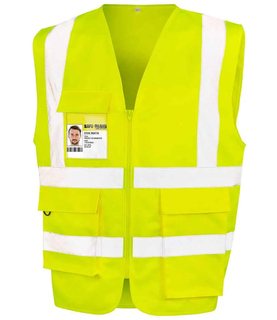Result Safe-Guard Heavy Duty Poly/Cotton Security Vest Result Safe-Guard