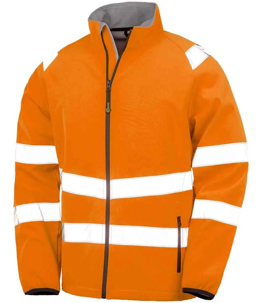 Result Genuine Recycled Printable Safety Soft Shell Jacket Result Genuine Recycled