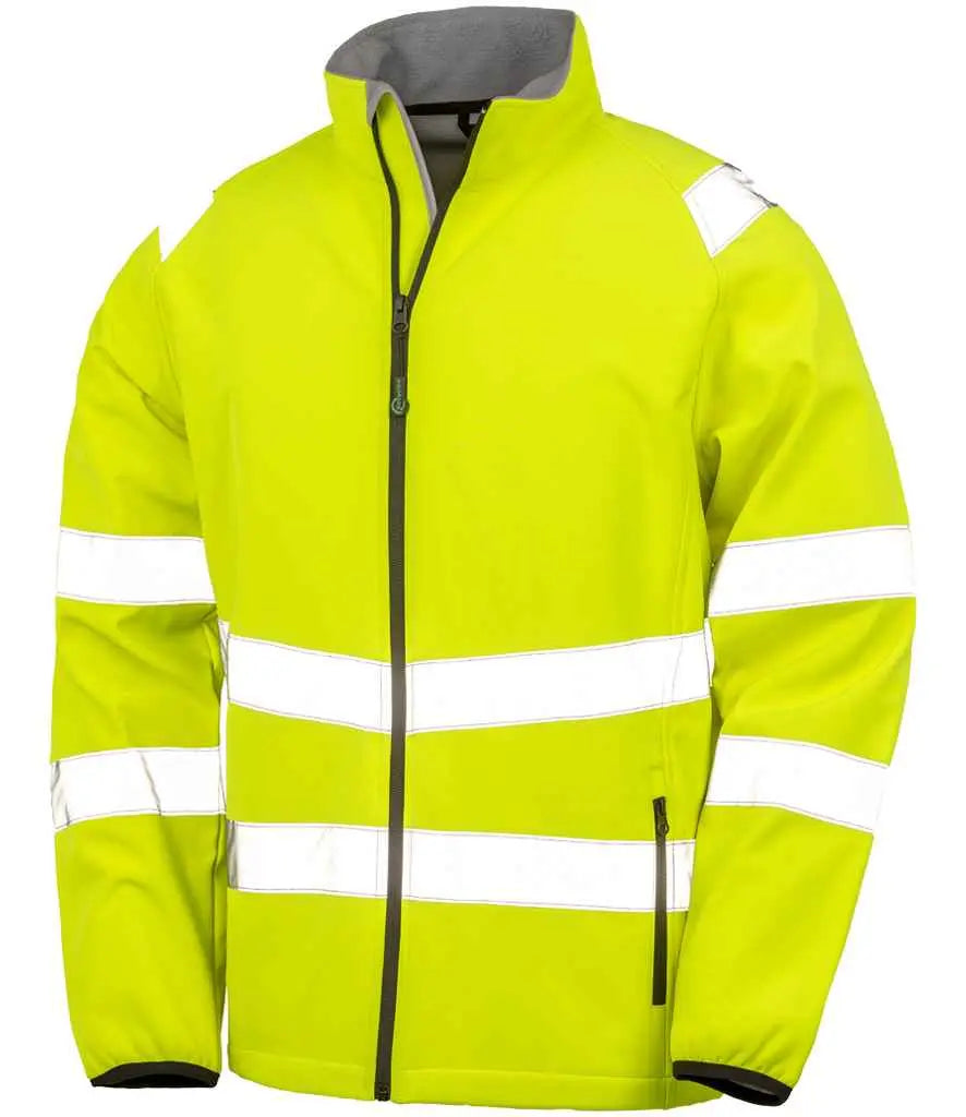 Result Genuine Recycled Printable Safety Soft Shell Jacket Result Genuine Recycled