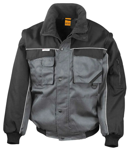 Result Work-Guard Zip Sleeve Heavy Duty Jacket Result Work-Guard