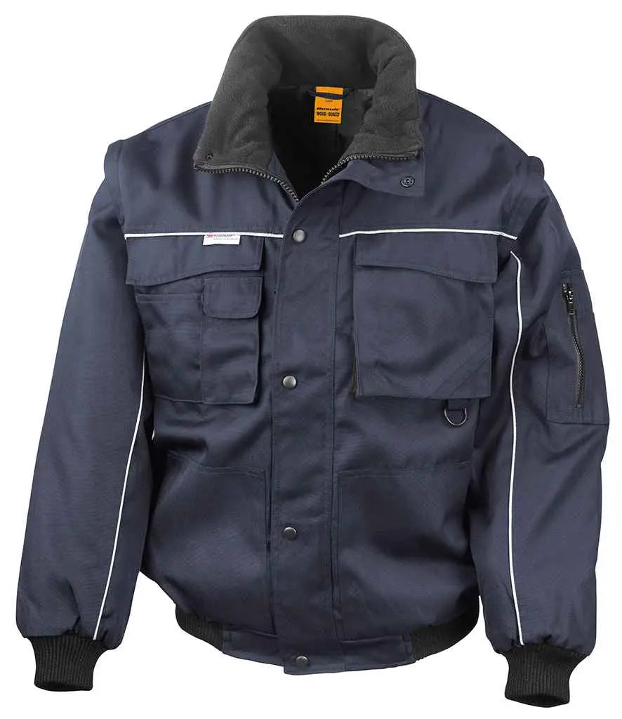 Result Work-Guard Zip Sleeve Heavy Duty Jacket Result Work-Guard