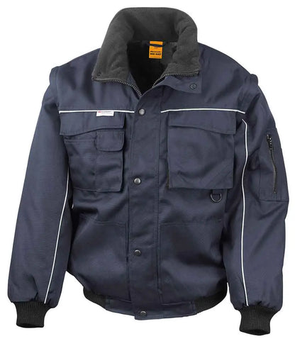 Result Work-Guard Zip Sleeve Heavy Duty Jacket Result Work-Guard