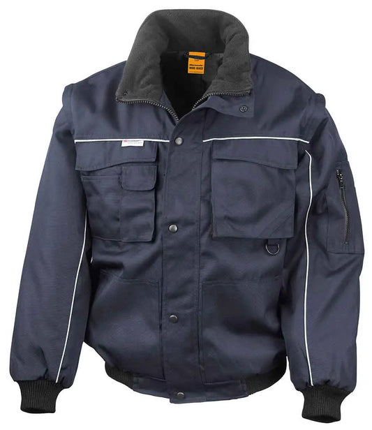 Result Work-Guard Zip Sleeve Heavy Duty Jacket Result Work-Guard