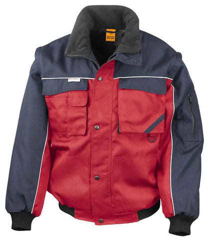 Result Work-Guard Zip Sleeve Heavy Duty Jacket Result Work-Guard
