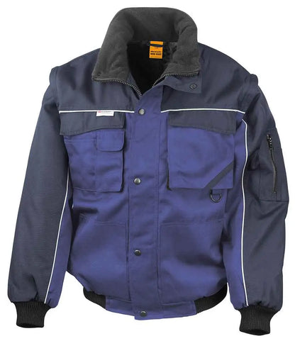 Result Work-Guard Zip Sleeve Heavy Duty Jacket Result Work-Guard