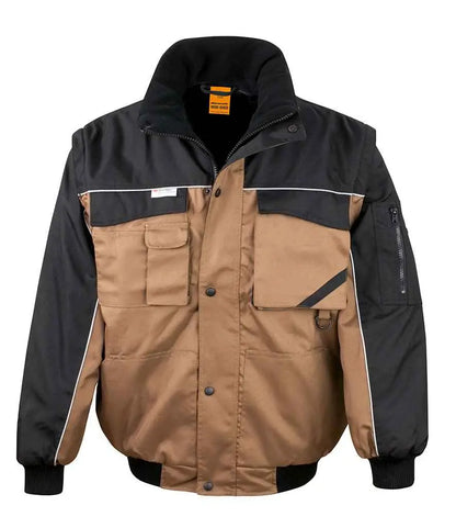 Result Work-Guard Zip Sleeve Heavy Duty Jacket Result Work-Guard