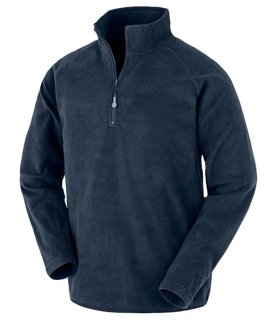 Result Genuine Recycled Zip Neck Micro Fleece Result Genuine Recycled
