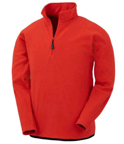 Result Genuine Recycled Zip Neck Micro Fleece Result Genuine Recycled