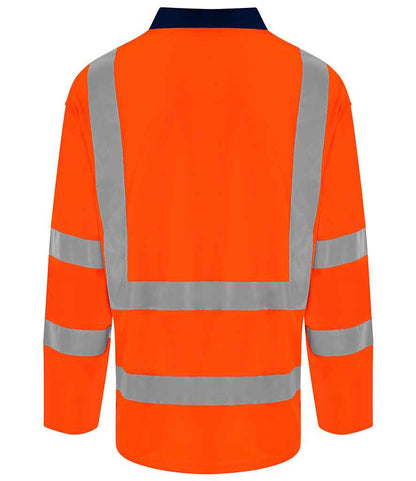 Pro RTX High Visibility Long Sleeve Polo Shirt