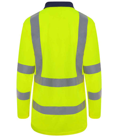 Pro RTX High Visibility Long Sleeve Polo Shirt