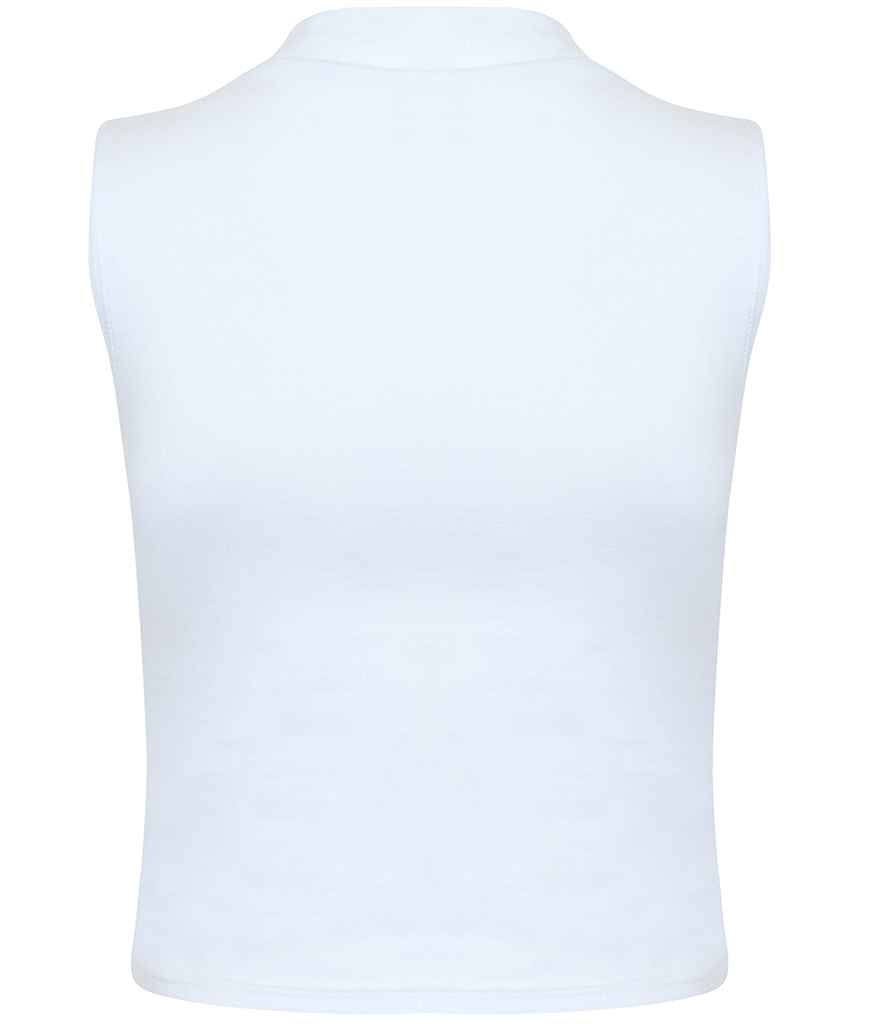 SF Clothing Ladies High Neck Crop Vest