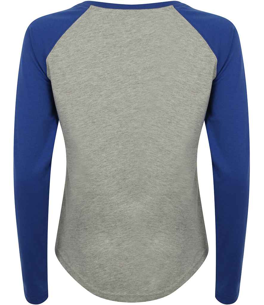 SF Clothing Ladies Long Sleeve Baseball T-Shirt