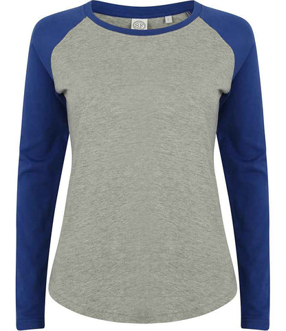 SF Clothing Ladies Long Sleeve Baseball T-Shirt