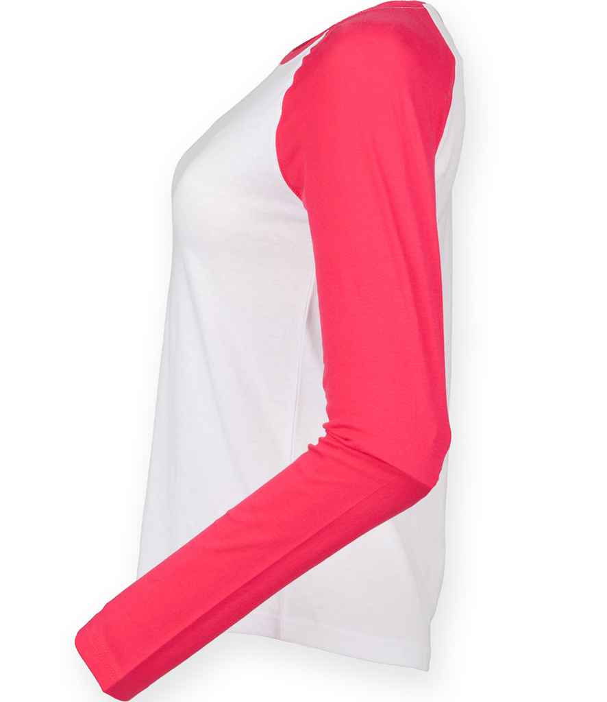 SF Clothing Ladies Long Sleeve Baseball T-Shirt