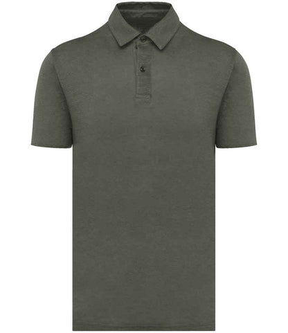 Spasso Knitted Linen Polo Shirt