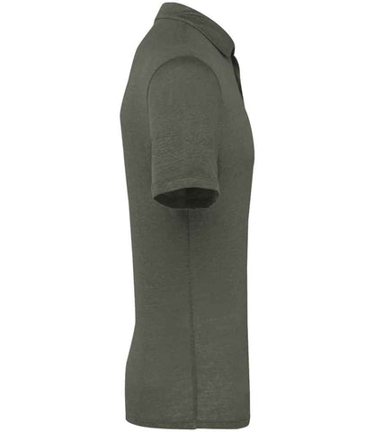 Spasso Knitted Linen Polo Shirt