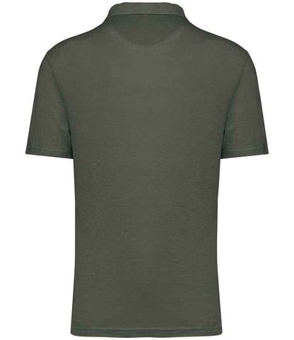 Spasso Linen Polo Shirt