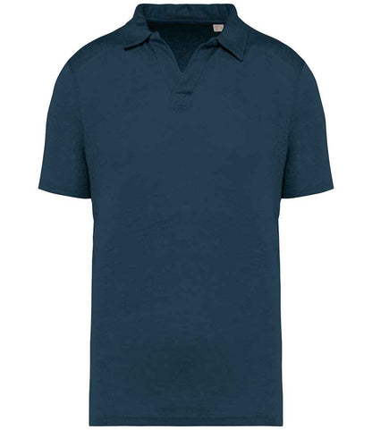 Spasso Linen Polo Shirt
