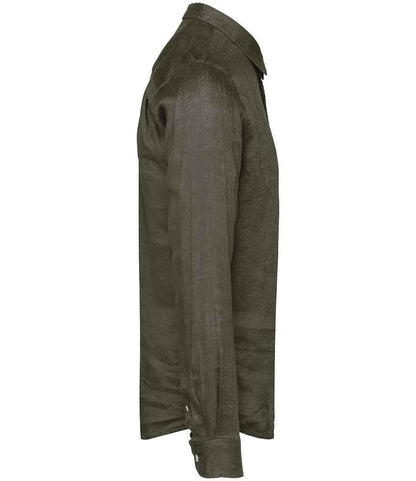 Spasso Long Sleeve Linen Shirt