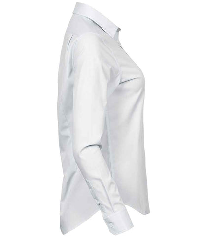 Tee Jays Ladies Stretch Luxury Long Sleeve Poplin Shirt