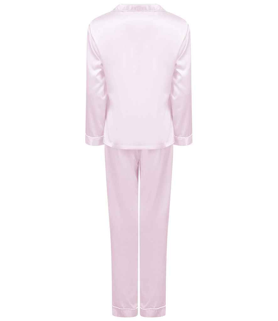 Towel City Ladies Satin Long PJ's