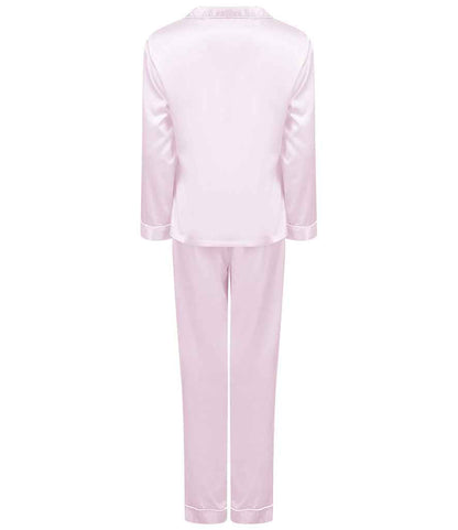 Towel City Ladies Satin Long PJ's