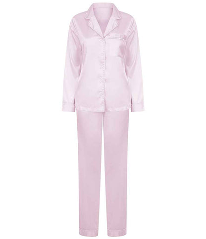 Towel City Ladies Satin Long PJ's